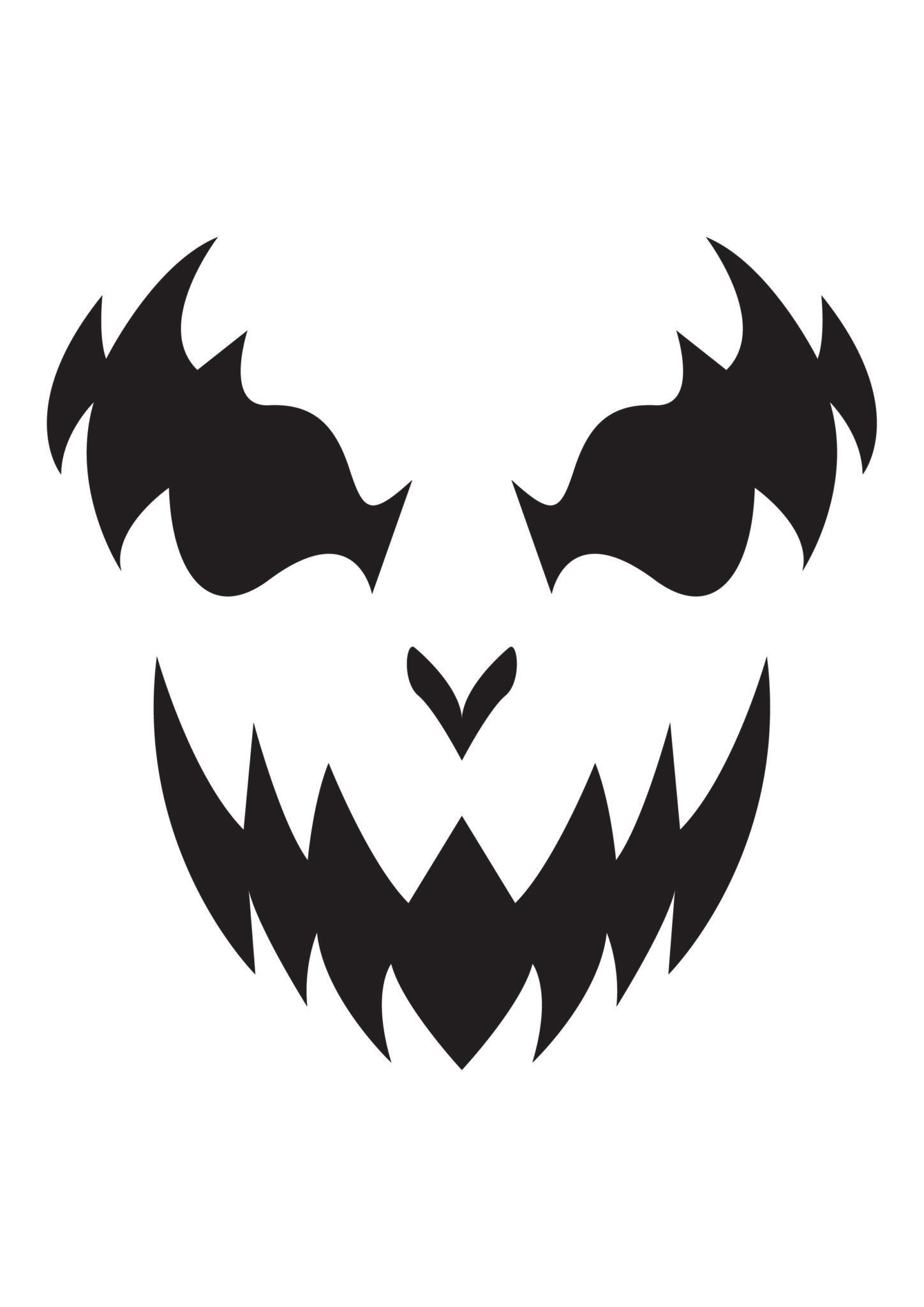 Free Printable Pumpkin Carving Templates | Partyrama Blog in Cool Printable Pumpkin Carving Patterns