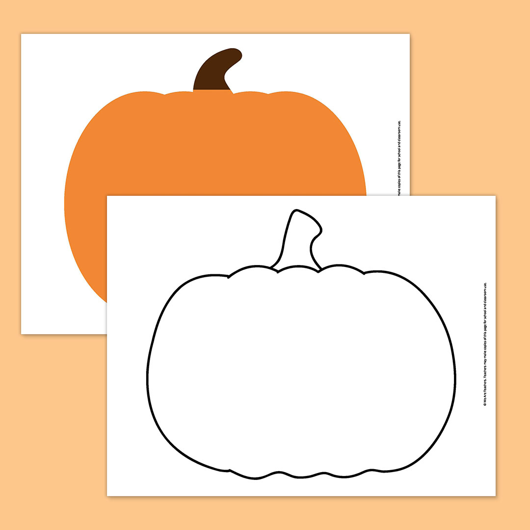 Free Printable Pumpkin Template Bundle For Fall inside Free Printable Picture Of A Pumpkin