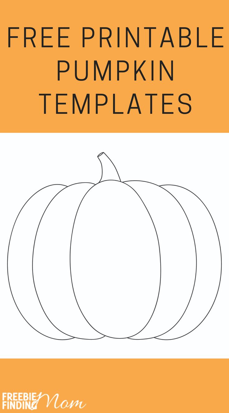 Free Printable Pumpkin Templates pertaining to Free Printable Picture of a Pumpkin