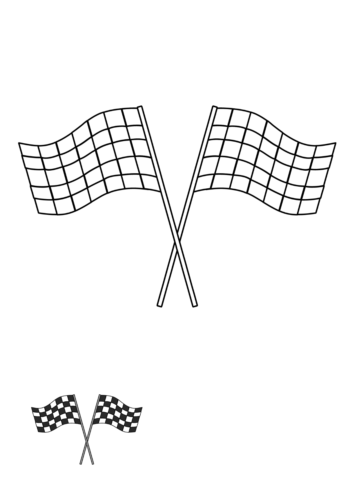Free Racing Checkered Flag Coloring Page Template To Edit Online within Downloadable Free Printable Checkered Flag Template