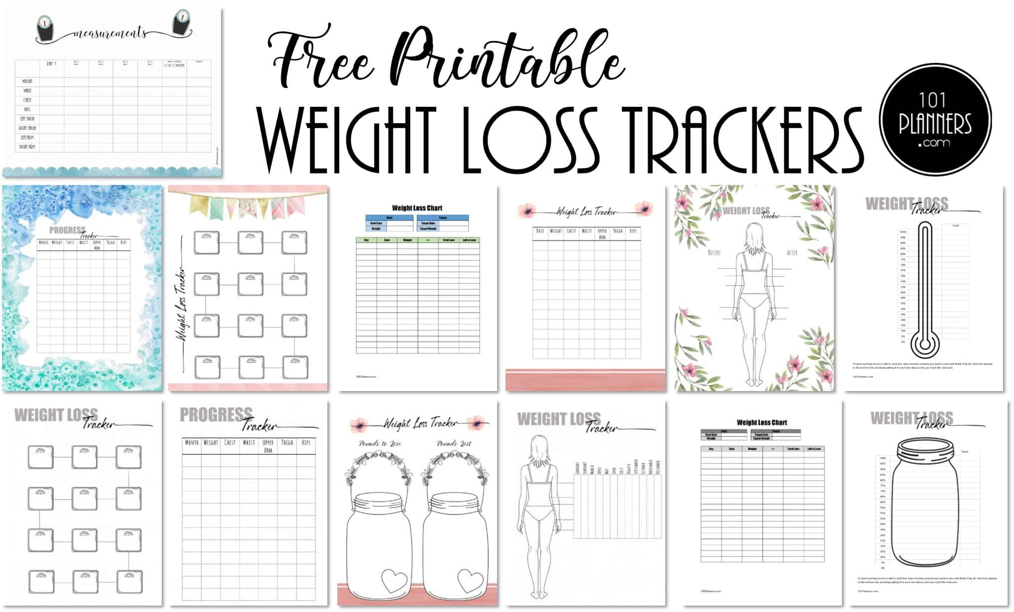 Free Weight Loss Tracker Printable | Customize Before You Print intended for Weight Loss Tracker Printable Free Download