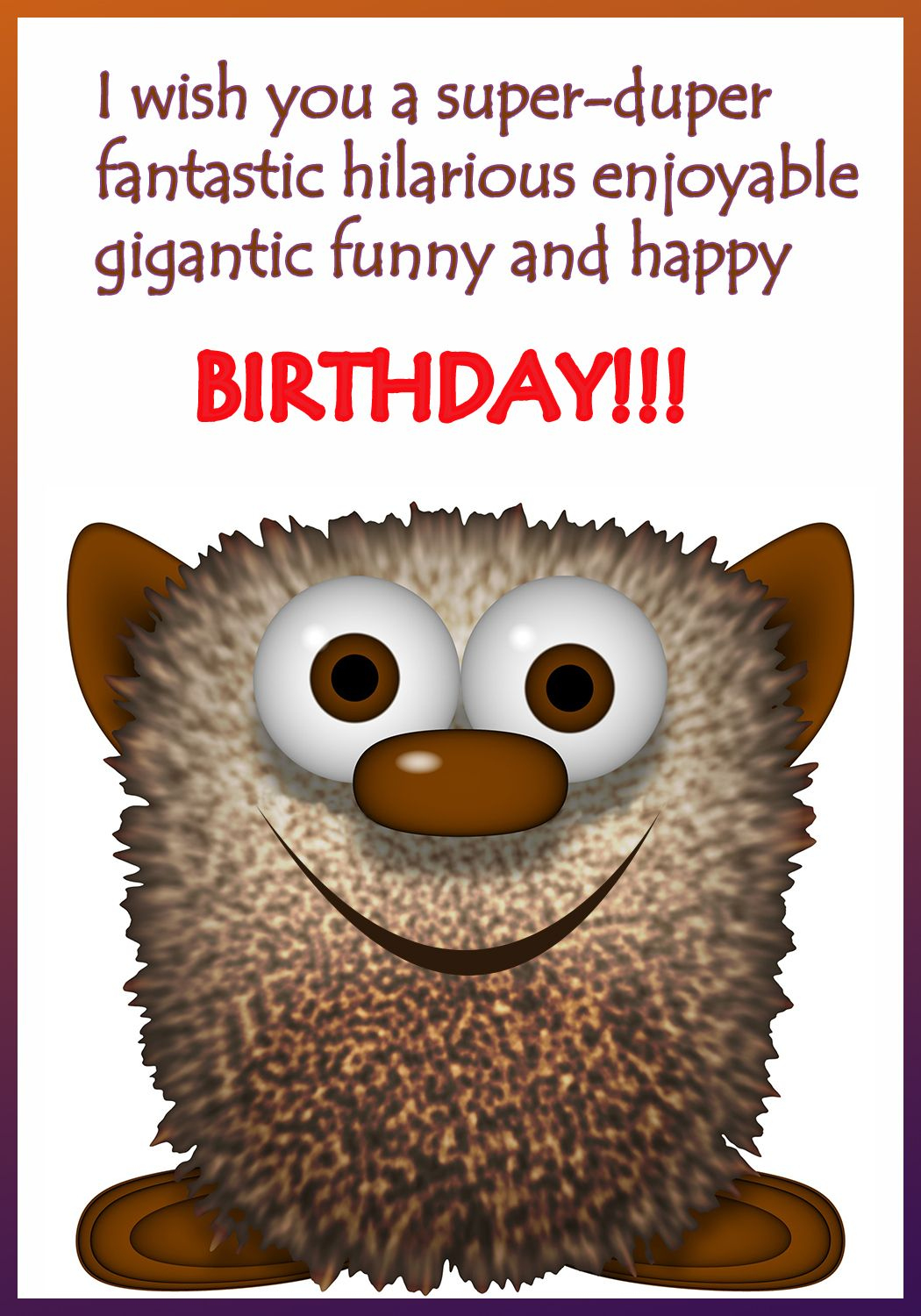 Funny Printable Birthday Cards pertaining to Printable Funny Birthday Greeting Cards