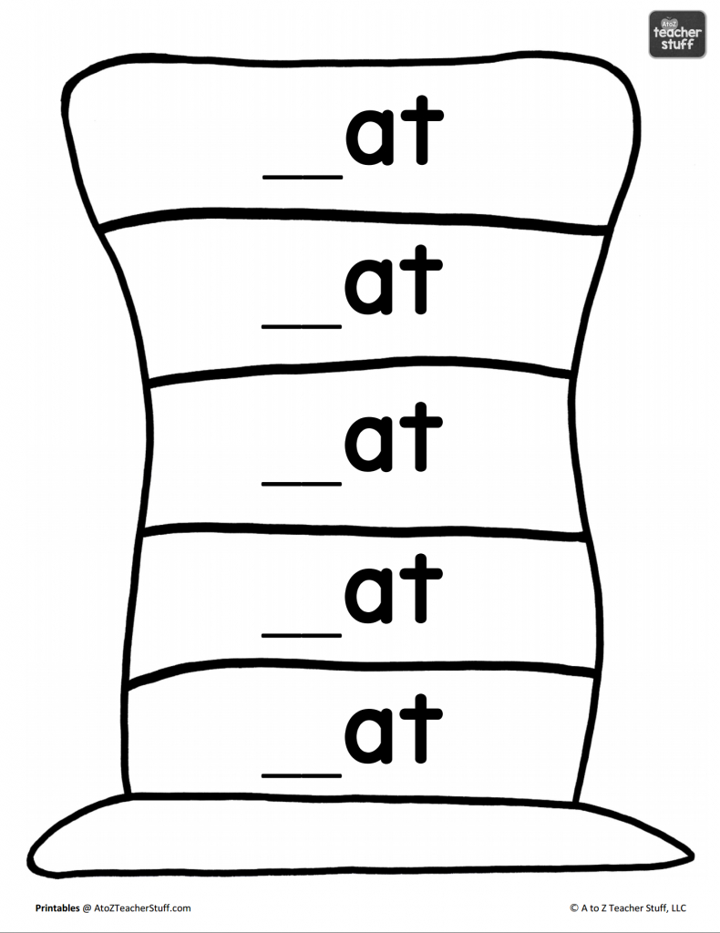 Hat Printables For Dr. Seuss, Cat In The Hat, Or Just Hats! | A To in Cat in the Hat Headband Printable