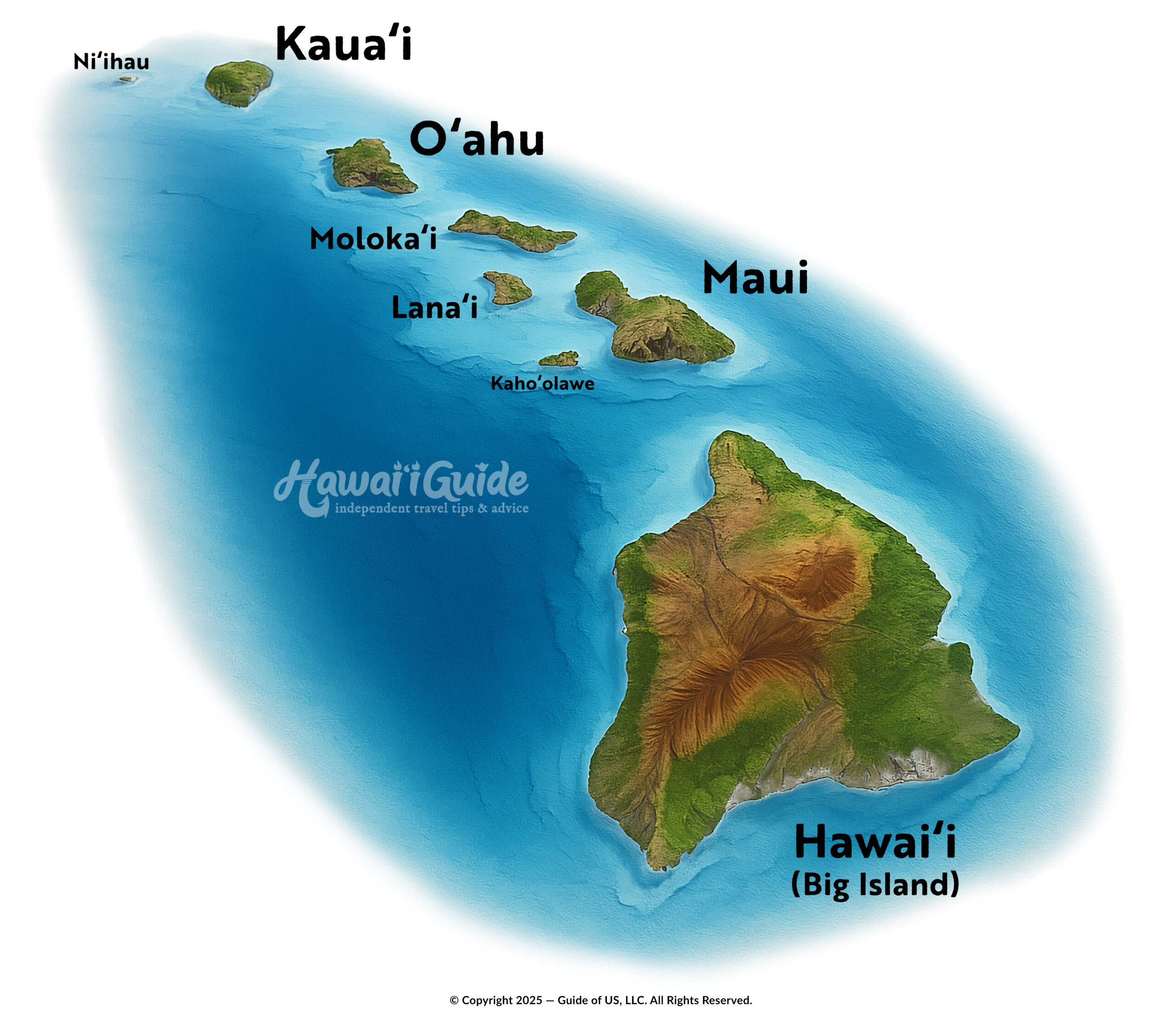Hawaii Travel Maps | Downloadable &amp;amp; Printable Hawaiian Islands Map regarding Printable Map Of Hawaiian Islands