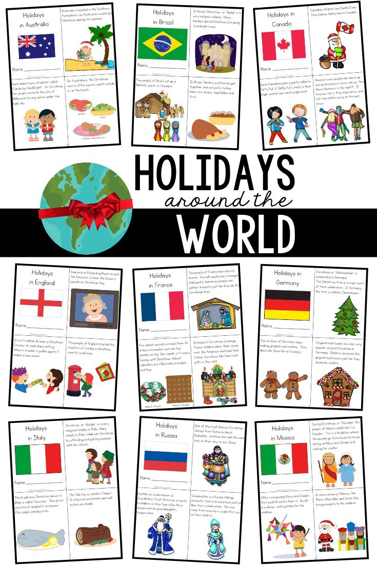 Holidays Around The World! 🌎 intended for Holidays Around the World Printables