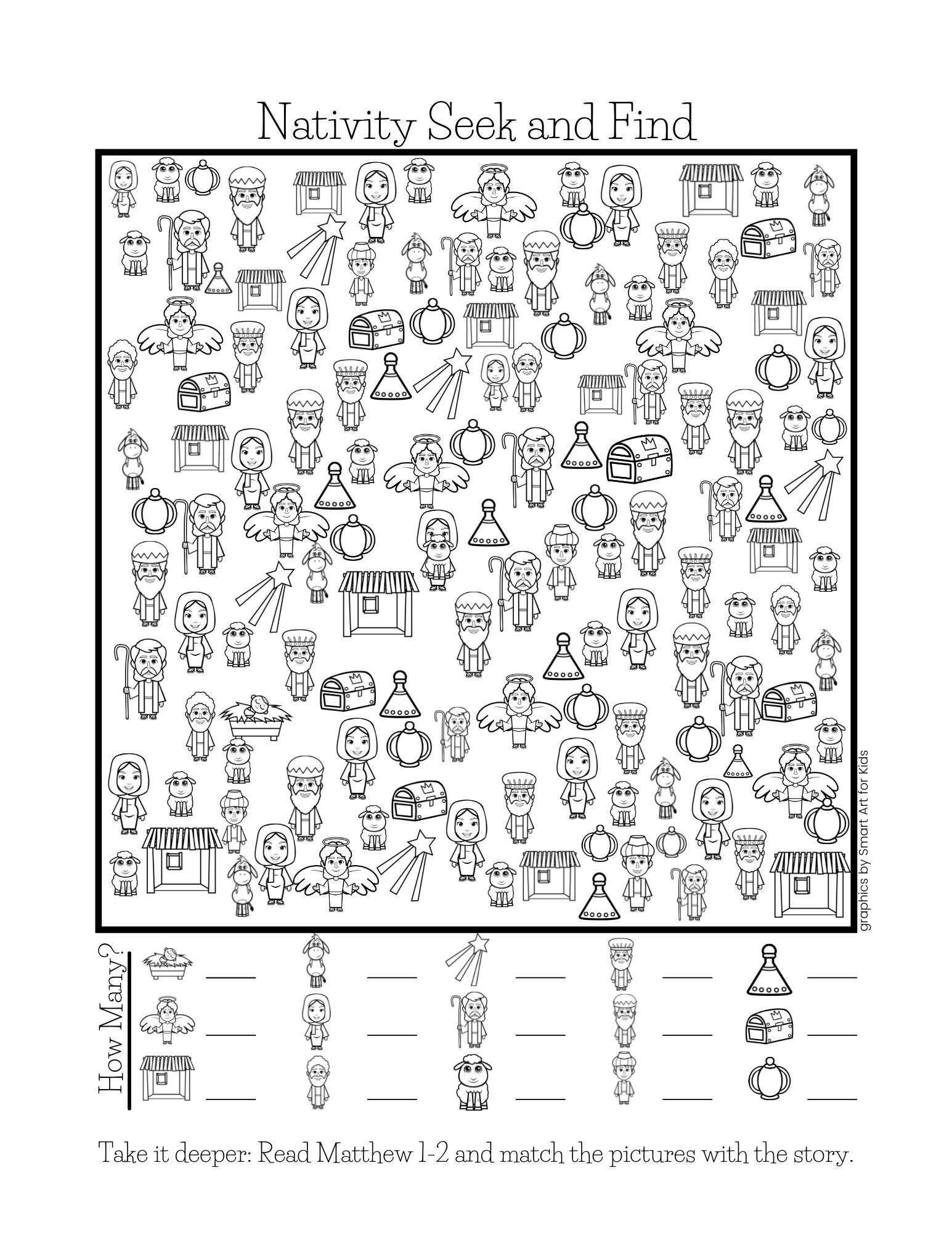 Nativity Seek And Find with regard to Christmas Seek And Find Printables