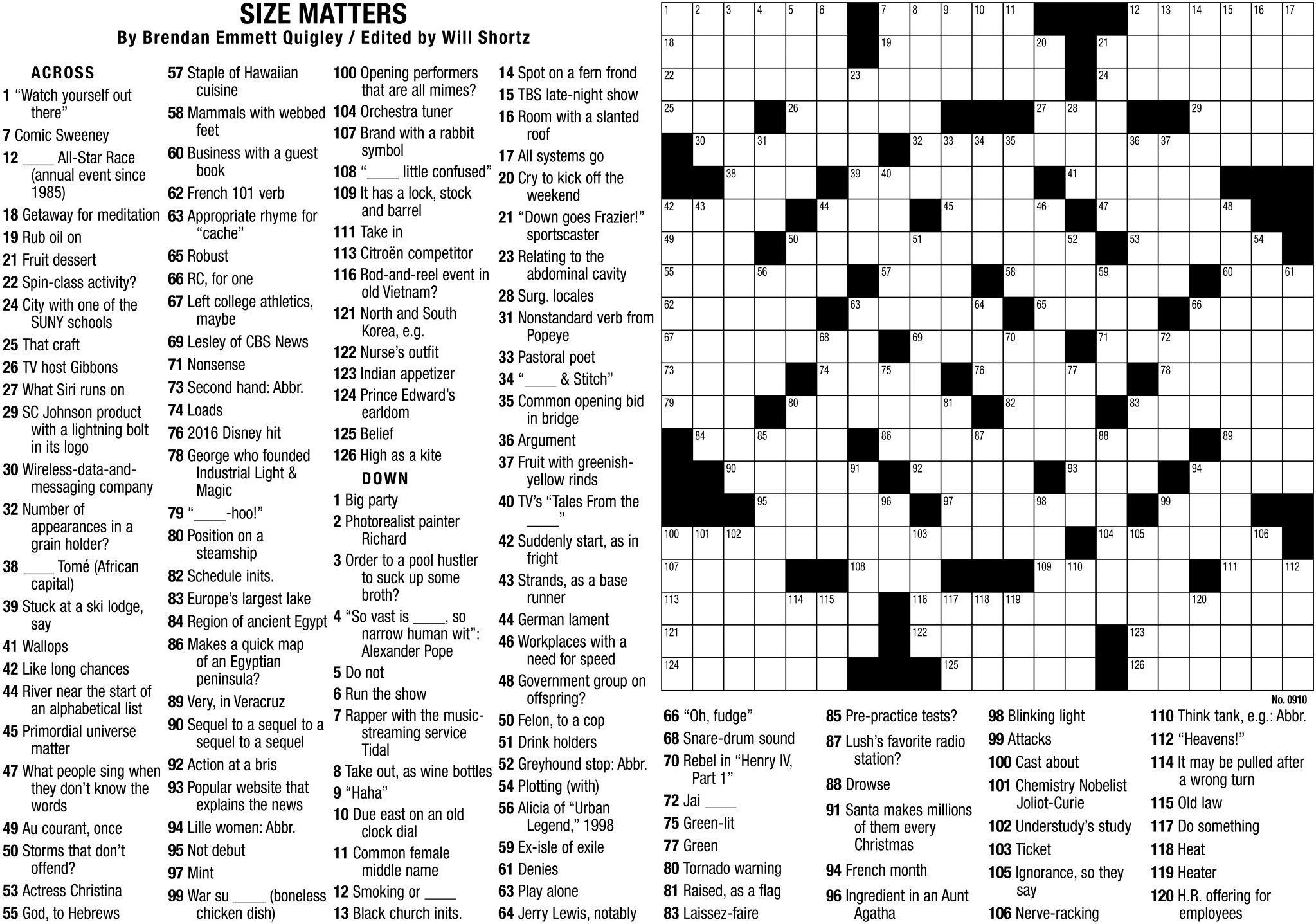 New York Times Crossword Puzzle with Ny Times Printable Crossword Puzzles