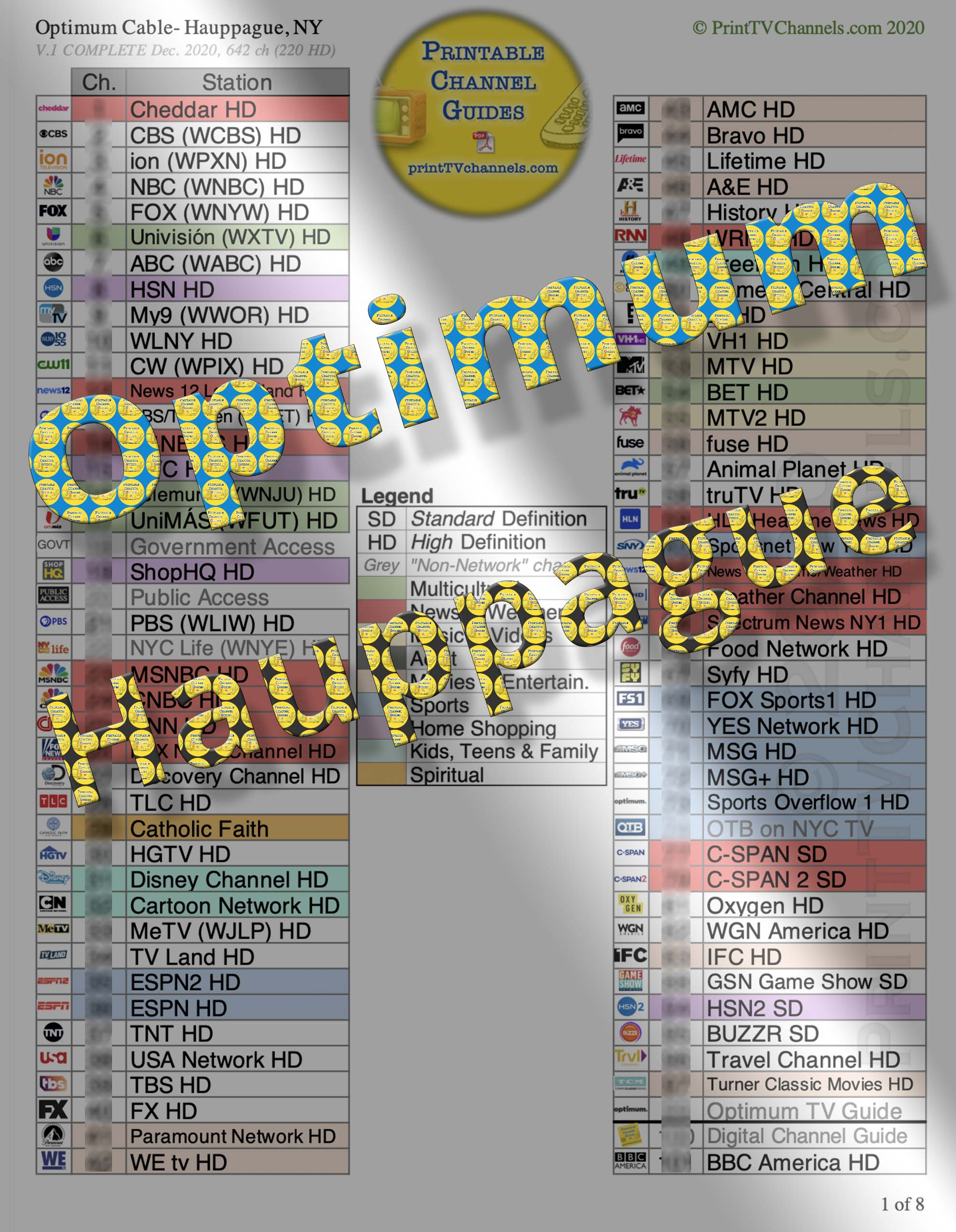 Optimum Tv Channel Guide | Hauppague Li, Ny - Printable Tv Channel intended for Printable Optimum Basic Tv Channels List