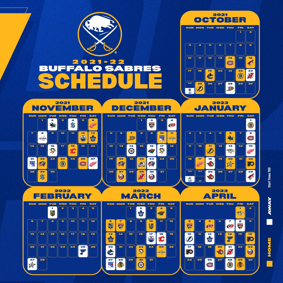 Our 2021-22 Schedule Is Here! 🙌 Get The Details: Https://T.co in Buffalo Sabres Home Schedule Printable