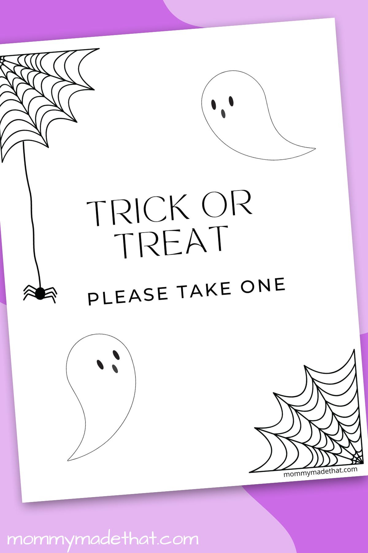 Please Take One Halloween Sign (The Best Free Printables) with regard to Please Take One Sign Printable Free