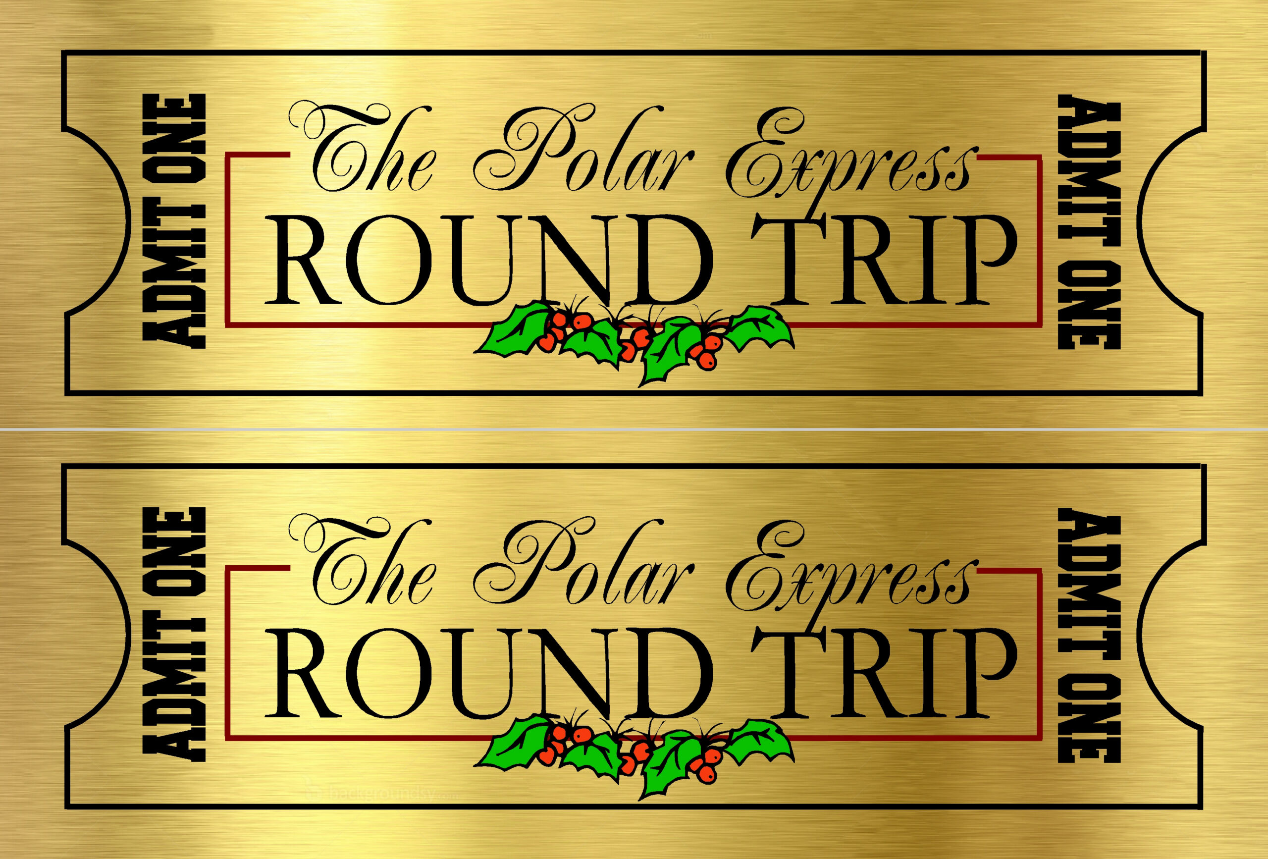 Polar Express Ticket – The Idea Door for Free Printable Polar Express Ticket
