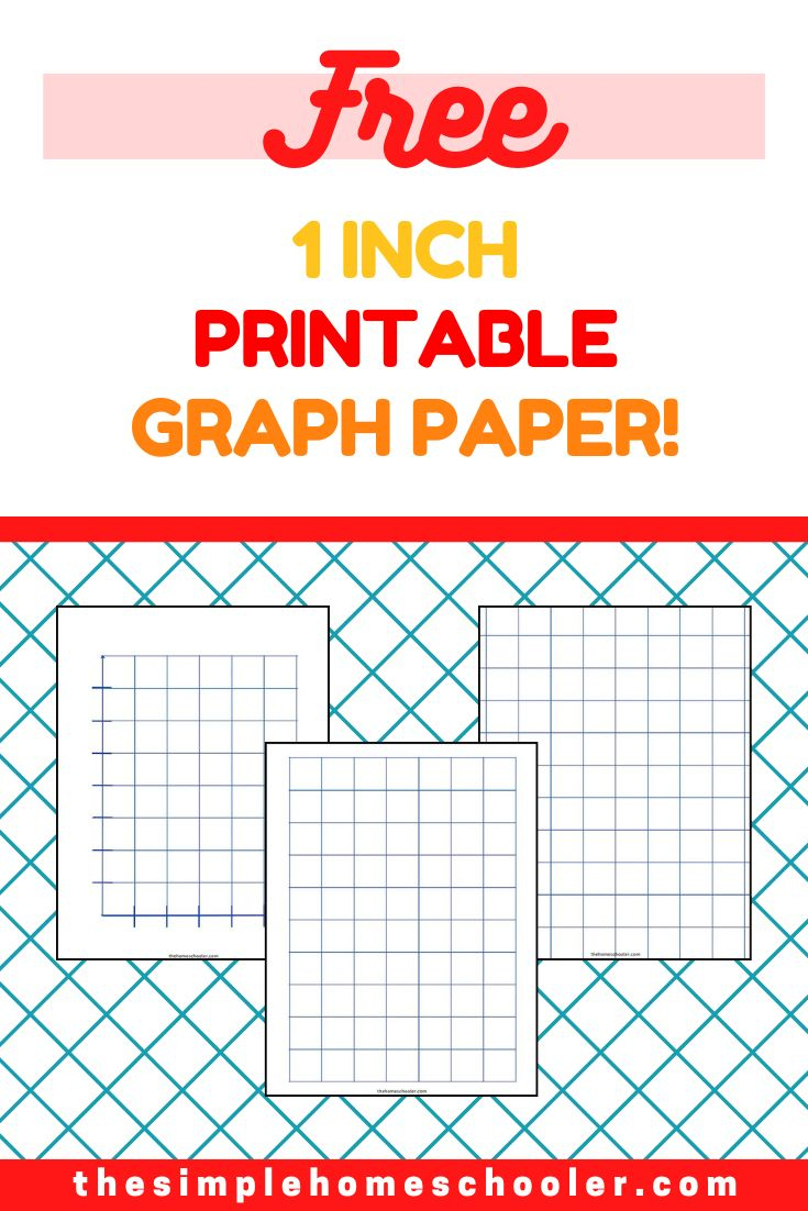 Precise 1 Inch Graph Paper Templates: Free &amp;amp; Printable - The in 1 Inch Printable Graph Paper