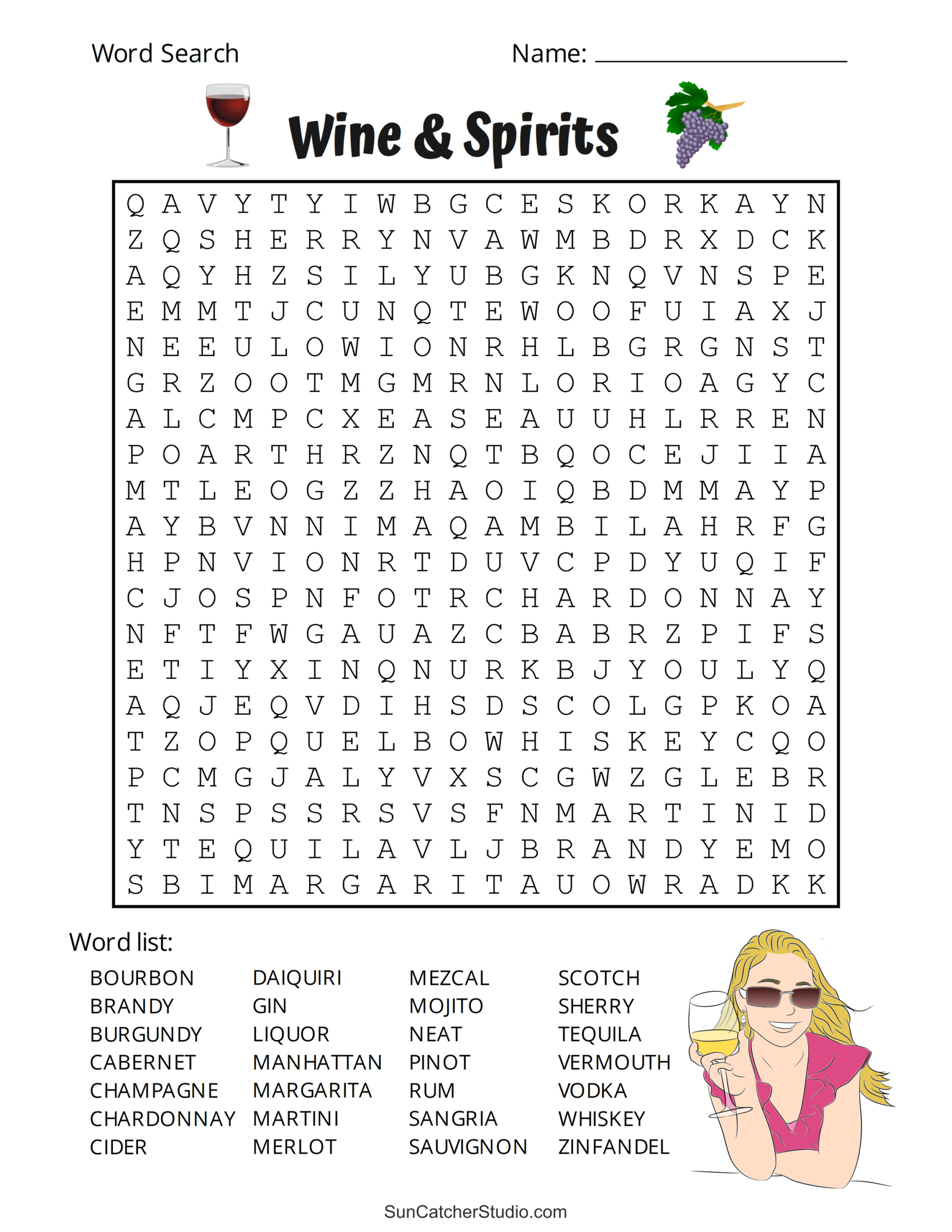 Printable Adult Word Search Puzzles (Word Find) – Free Printables intended for Free Printable Word Searches Adults