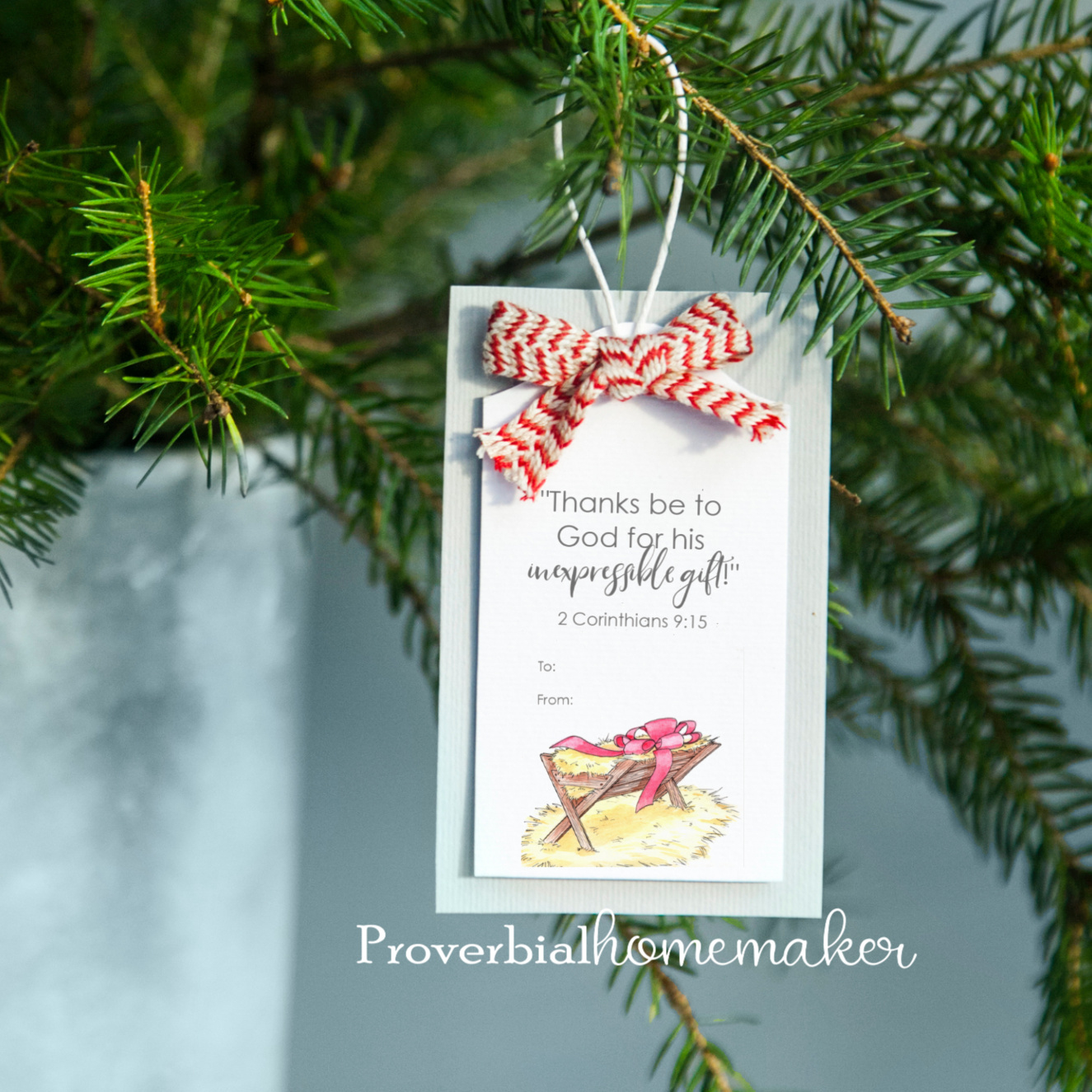 Printable Christmas Gift Tags With Scripture with regard to Free Printable Christmas Bible Verses