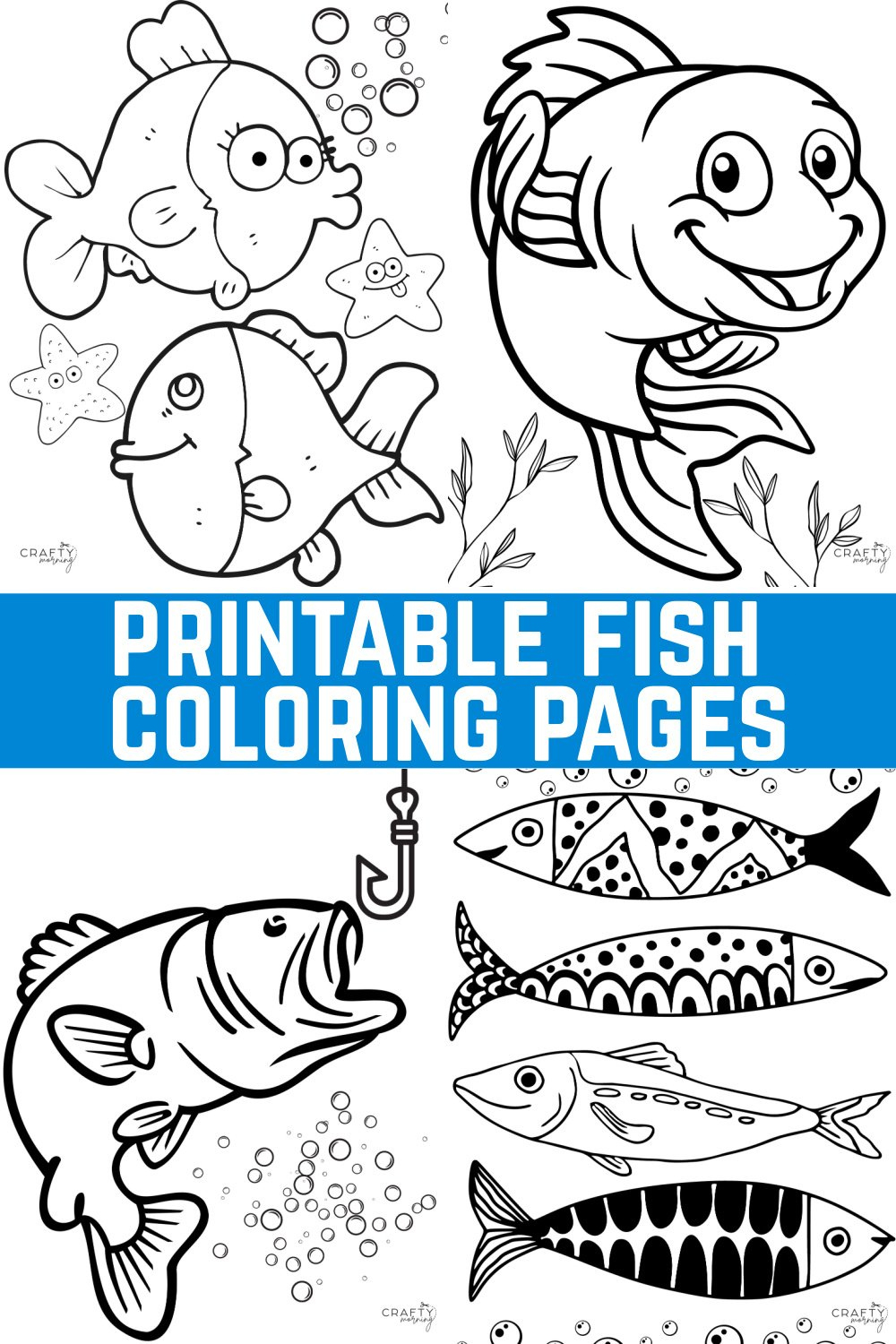 Printable Fish Coloring Pages - Crafty Morning for Free Printable Pictures Of Fish