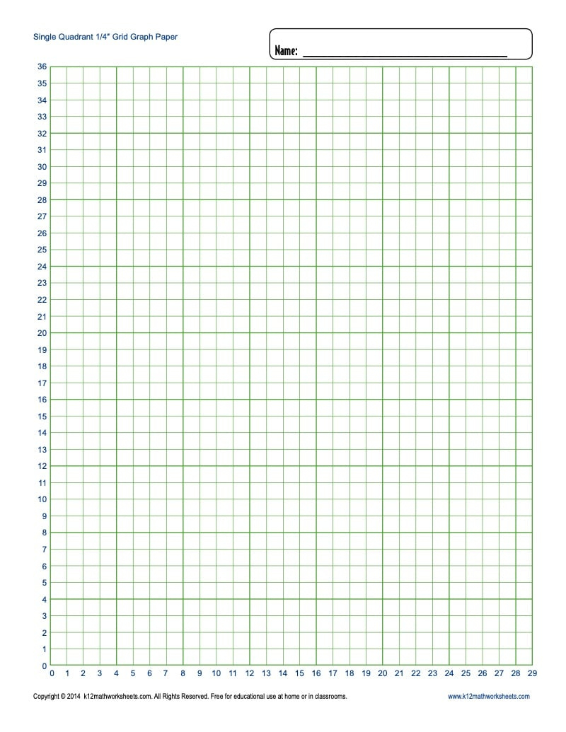Printable Graph Paper - Blank Templates within 1/4 Graph Paper Printable
