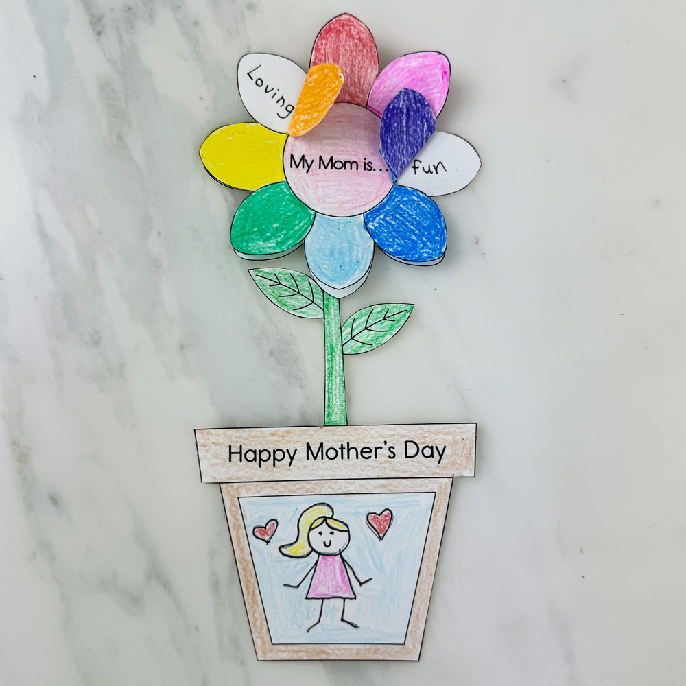 Printable Mother&amp;#039;S Day Cards - A Beautiful And Free Template! - 7 in Mother&amp;amp;#039;s Day Flower Printable