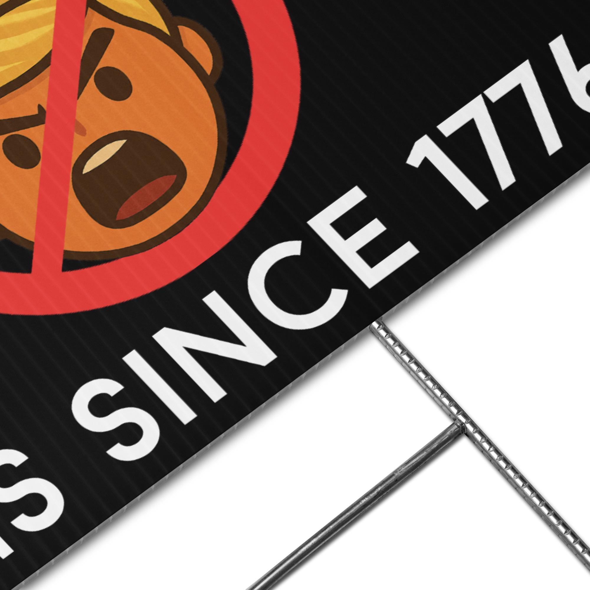 Printable No Kings Protest Sign Anti Trump Sign For March Rally with regard to No Kings Protest Signs Printable Free