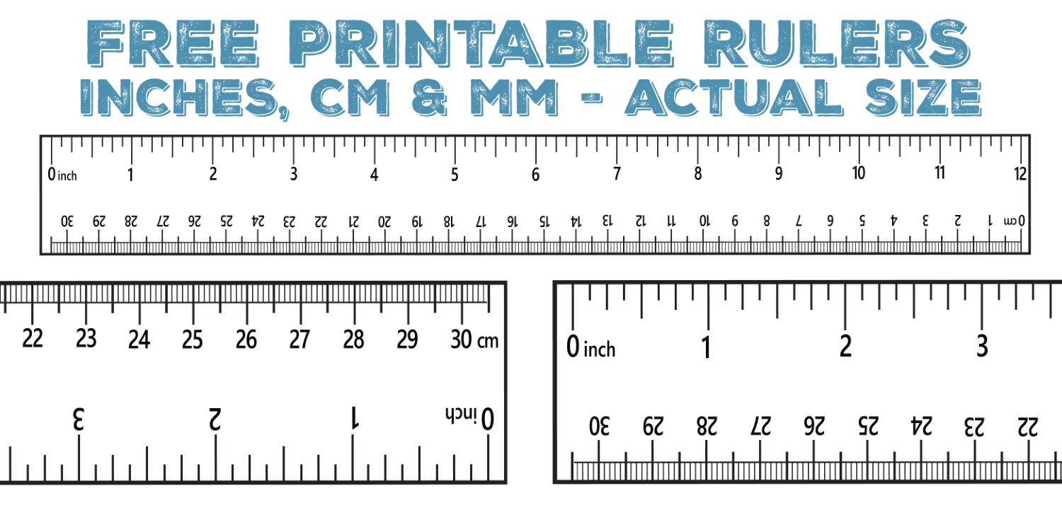 Printable Ruler - Free Accurate Ruler Inches, Cm, Mm - World Of throughout Inch And Centimeter Ruler Printable