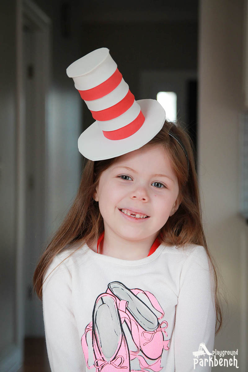 Quick And Easy Cat In The Hat Hat for Cat in the Hat Headband Printable