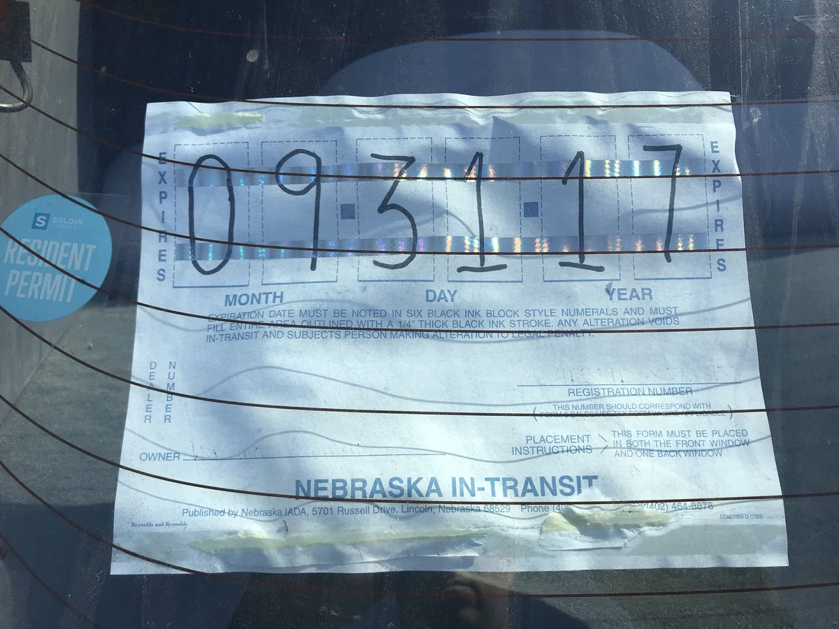 Saw This In Transit Today On Patrol. The Genius Who Forged It inside In Transit Sign Printable Nebraska