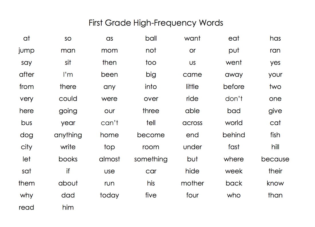 Sight Words - First Grade Rocks! within First Grade Sight Words Printable