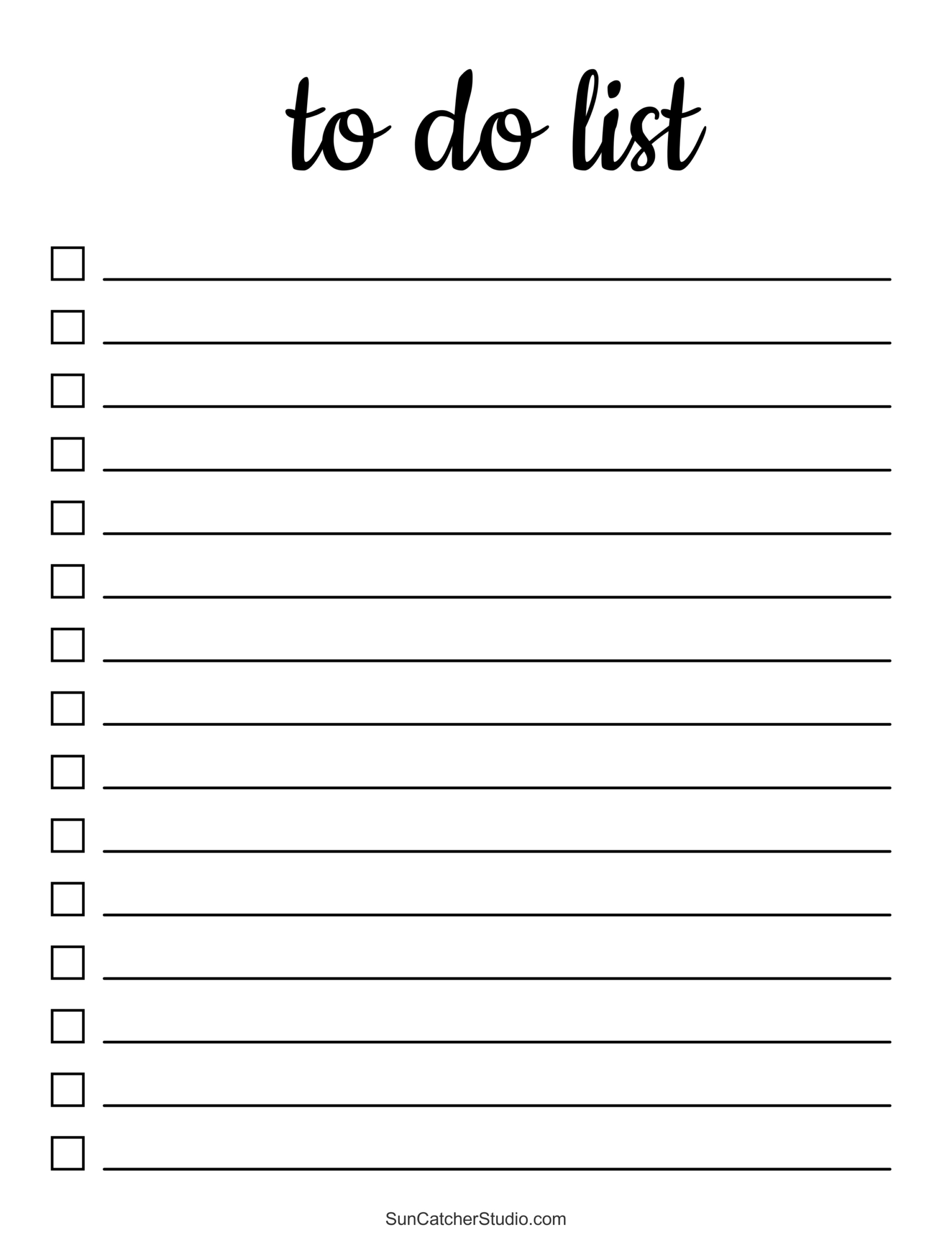 To Do List (Free Printable Pdf Templates) – Things To Do – Free with regard to To Do List Template Printable Free