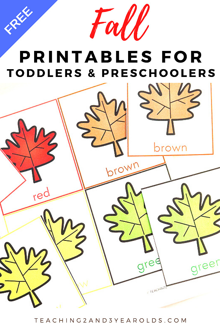 Toddler And Preschool Fall Printables pertaining to Fall Activities For Preschoolers Printable