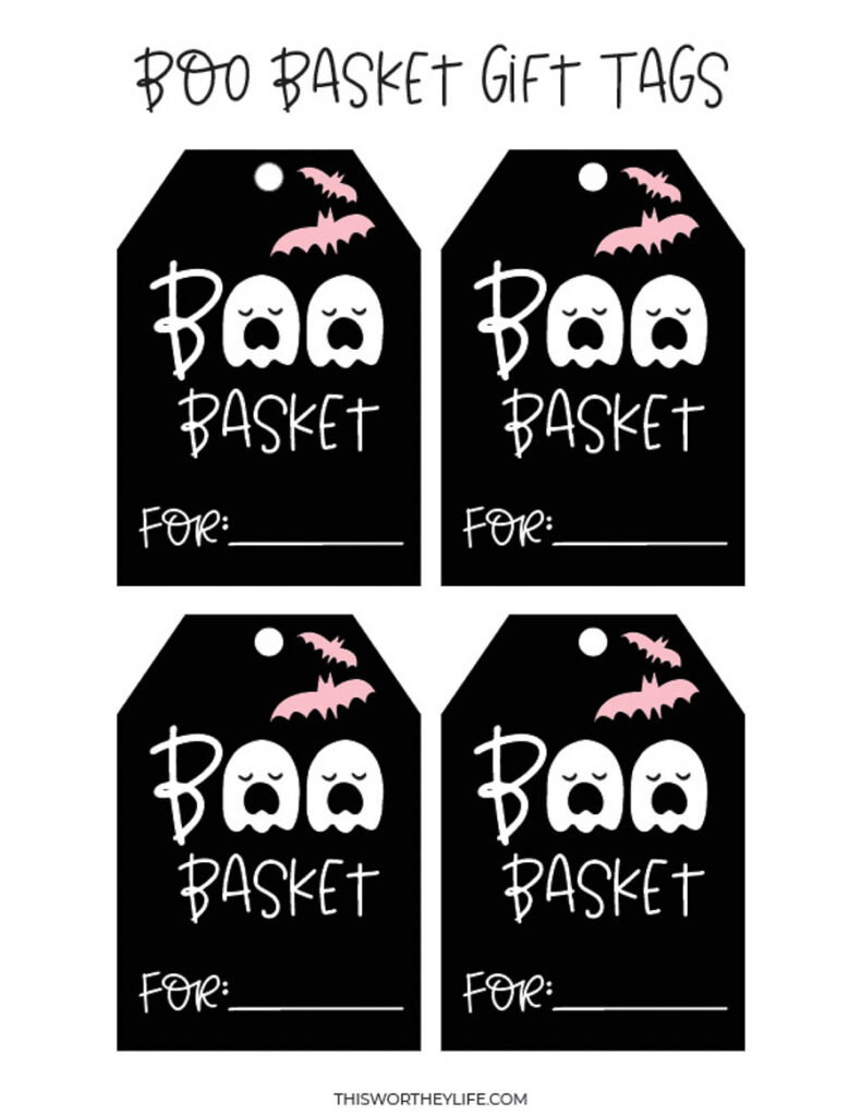 You'Ve Been Booed - Free Printable Tags with regard to Boo Bag Tags Printable Free